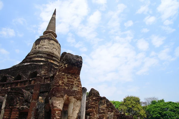 Wat Chang Lom in Si Satchanalai sukhothai unesco — Stockfoto