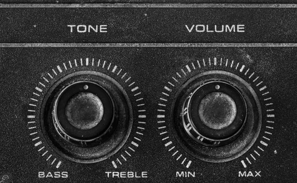 Old Tone and Volume button vintage style — Stock Photo, Image