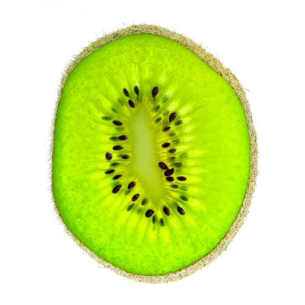 Kiwi fructe izolate pe fundal alb — Fotografie, imagine de stoc