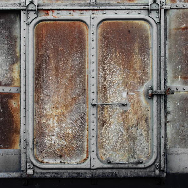 Vintage järnväg container dörr — Stockfoto