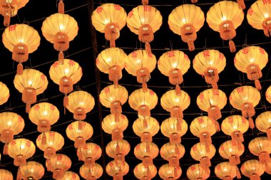 Lantern Festivali veya yee peng Festivali chiangmai, Tayland.