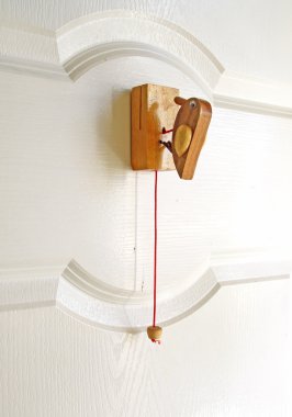 ahşap kuş kapı tokmağı