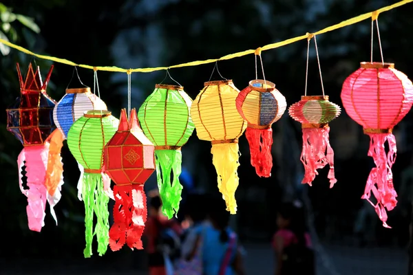 Thajském stylu dekorační lampa — Stock fotografie