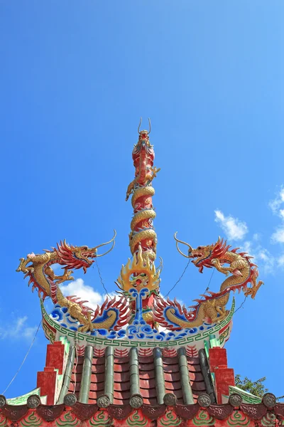 Dragon staty kinesisk stil — Stockfoto