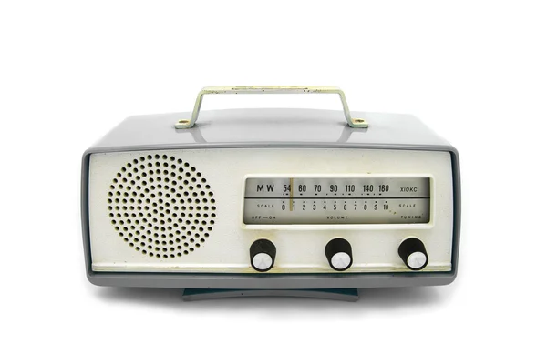 Radio retrò sgangherata — Foto Stock