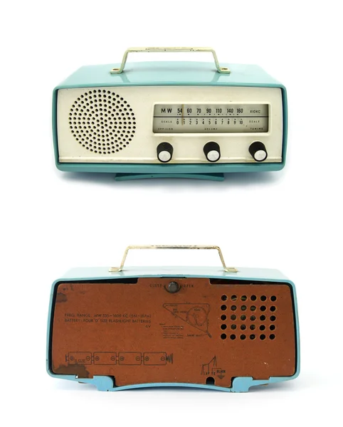 Radio retrò sgangherata — Foto Stock