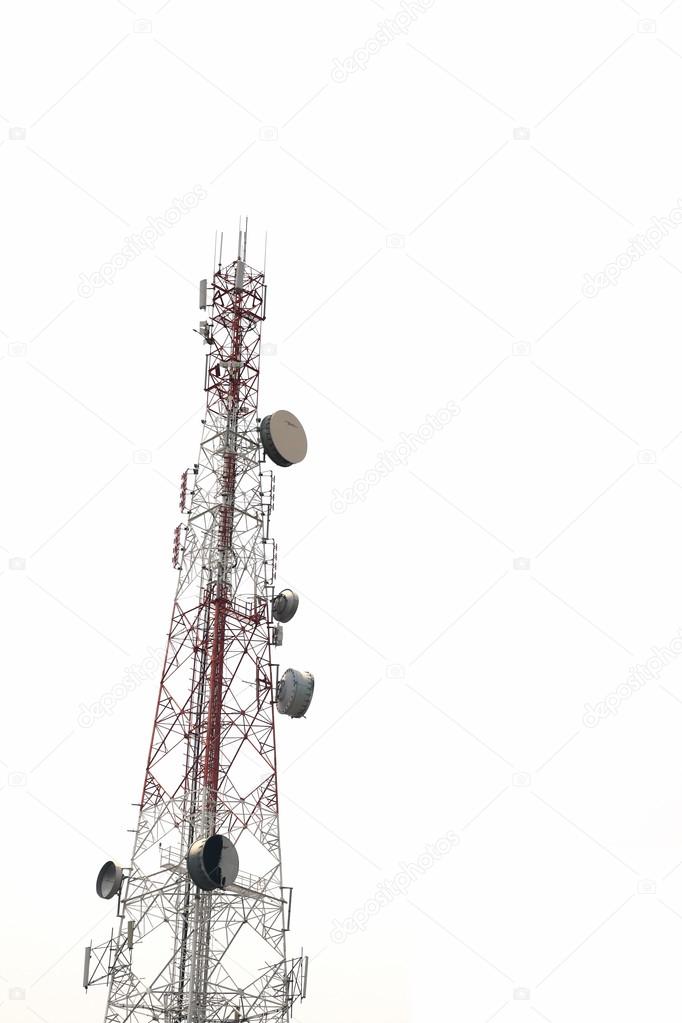 Mobile phone communication antenna tower