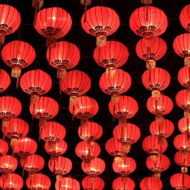 Lantern Festivali veya yee peng Festivali chiangmai, Tayland.