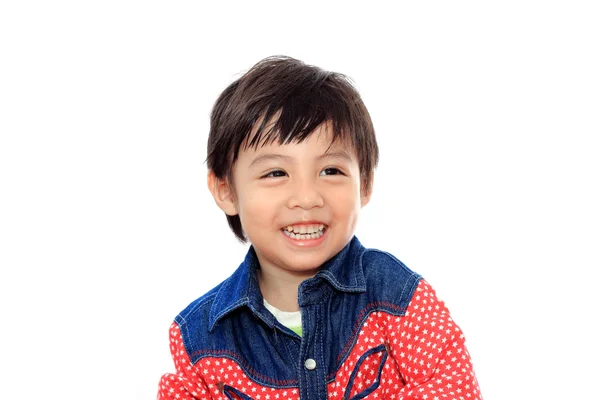 Asian little cowboy — Stock Photo, Image