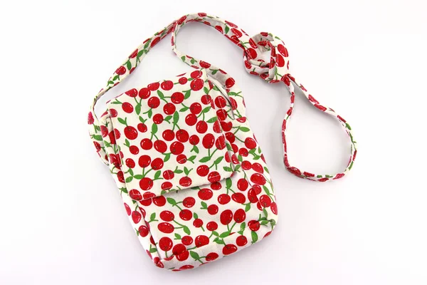 Cherry Cotton bag — Stock Photo, Image