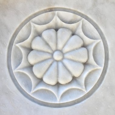 romantizm çiçek Mermer heykel