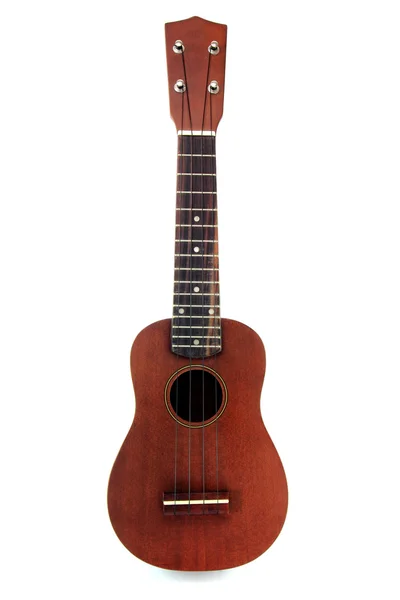 Vintage ukulele op wit geïsoleerd. — Stockfoto