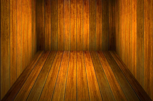 Sala de madera con panel y fondo de piso —  Fotos de Stock