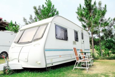 doğa sandalyesine ile seyahat trailer