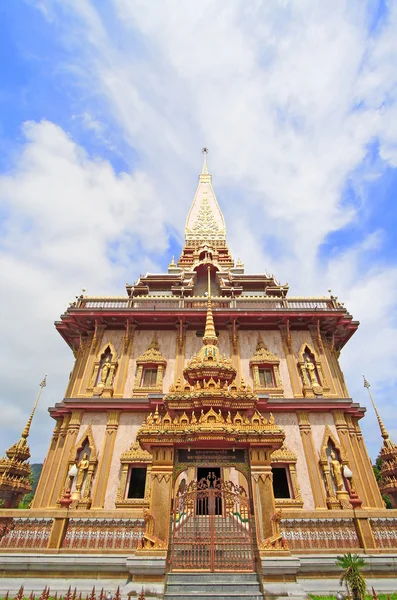 Wat chaitharam oder wat chalong Tempel in Phuket Thailand — Stockfoto
