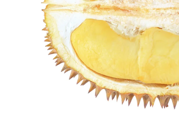 Durian isolato su sfondo bianco — Foto Stock