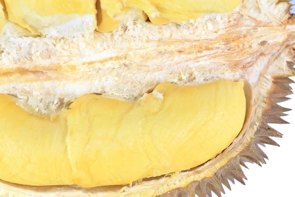 Durian isolato su sfondo bianco — Foto Stock