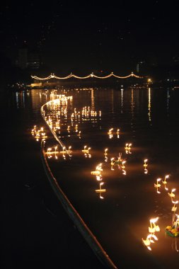 Loy kratong Festivali chiangmai, Tayland