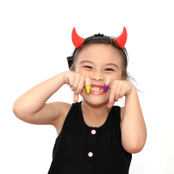 Menina asiática feliz — Fotografia de Stock