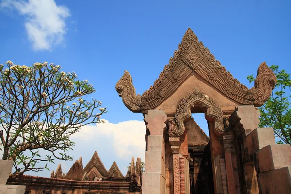 Thaise stijl tempel deur — Stockfoto