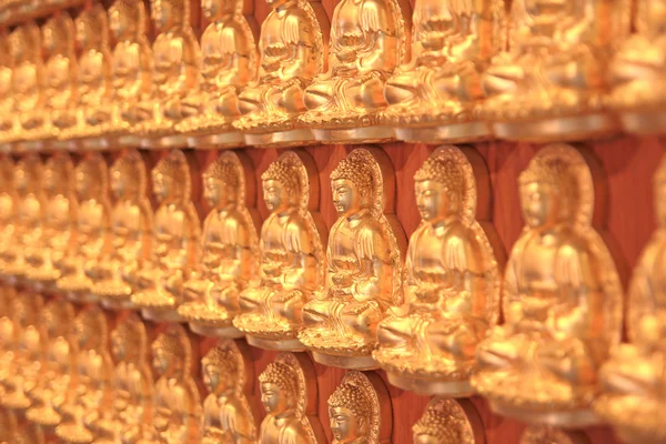 Golden Chinese God in Thailand — Stock Photo, Image