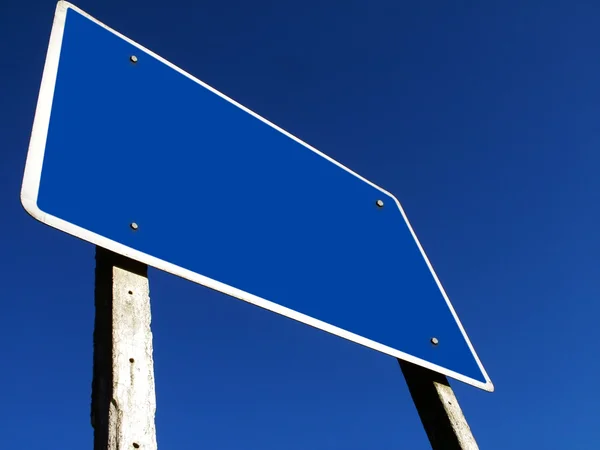 Lege verkeersbord — Stockfoto