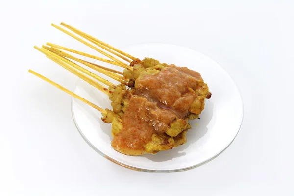 Gegrilltes Schweinefleisch Satay — Stockfoto