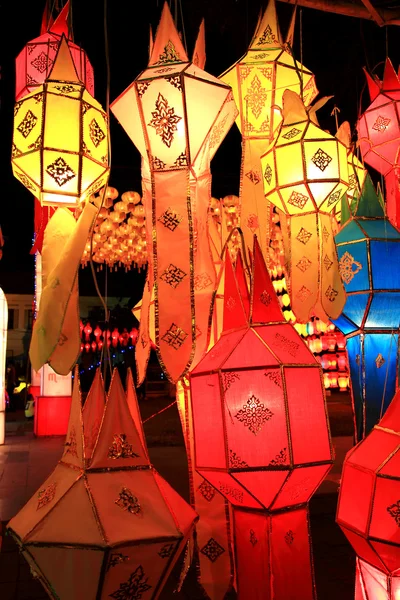 Lantern Festival or Yee Peng Festival or Chinese New Year — Stock Photo, Image