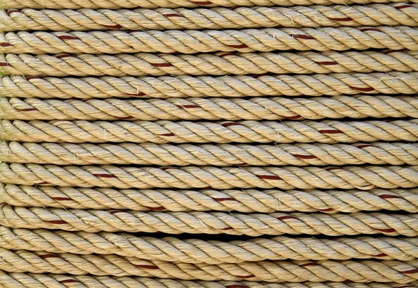 Detail look of ropes texture — Stock Photo, Image