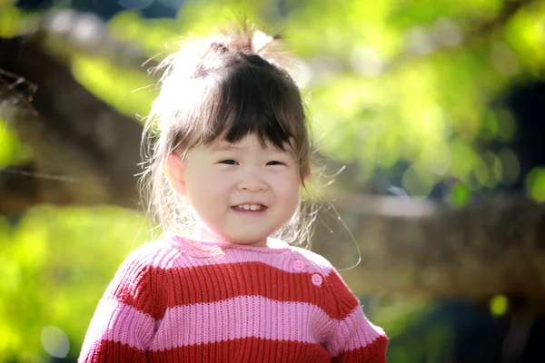 행복 한 작은 소녀 — 스톡 사진