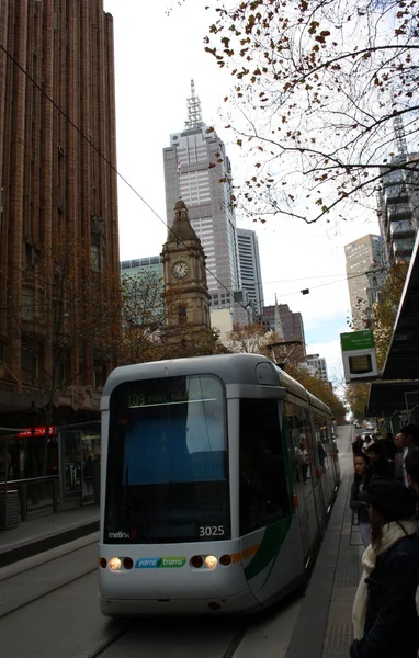 Straßenbahn Melbourne — Stockfoto