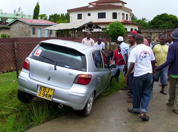 Accident Scene. Kenya
