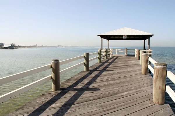 Piren vid port melbourne — Stockfoto