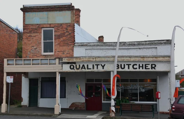 Butcher Shop in Clunes. — Stock Photo, Image