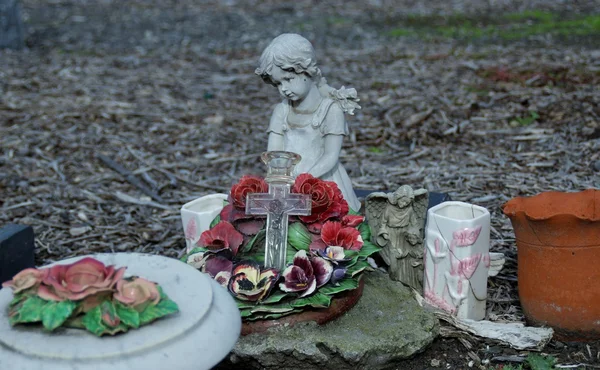 Imagem de Grave do Cemitério — Fotografia de Stock