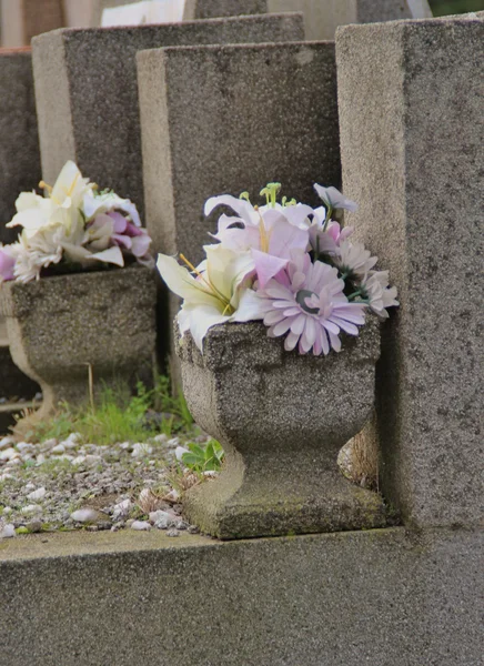 Могильные изображения кладбища — стоковое фото