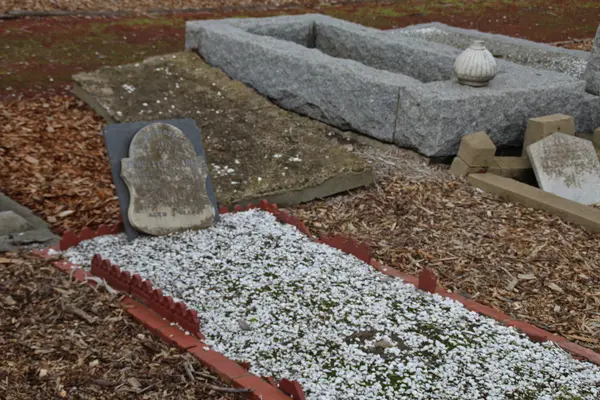 Mezar görüntüleri mezarlığı — Stok fotoğraf