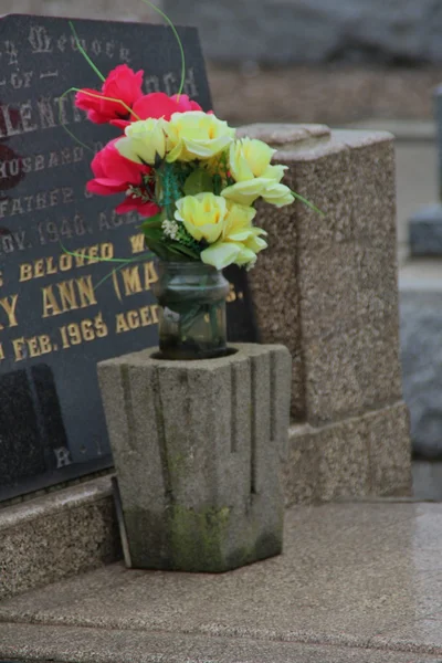 Immagini tombali del cimitero — Foto Stock