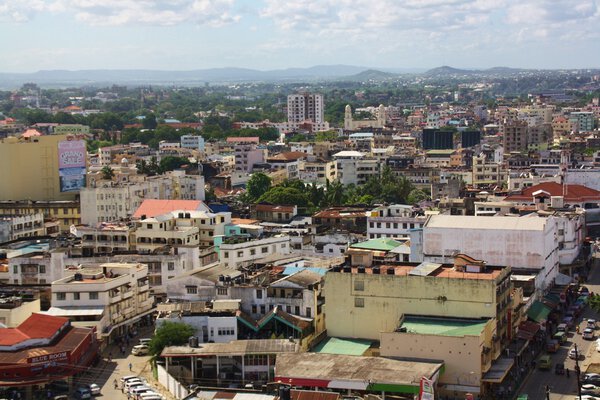 Mombasa Kenya from Bima Tower.