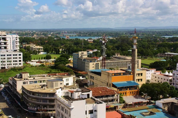 Mombasa Keňa od bima věže. — Stock fotografie