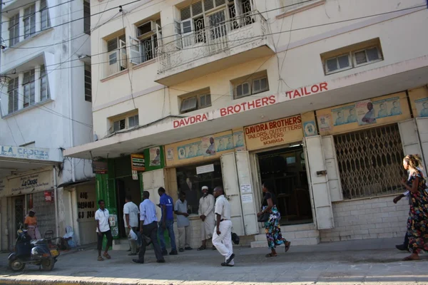 Mombasa gatan scener — Stockfoto