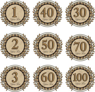 yıldönümü ve kazanan işaretlerini ayarla