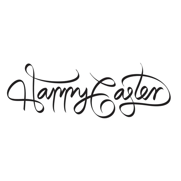 Happy easter hand lettering — Stock Vector