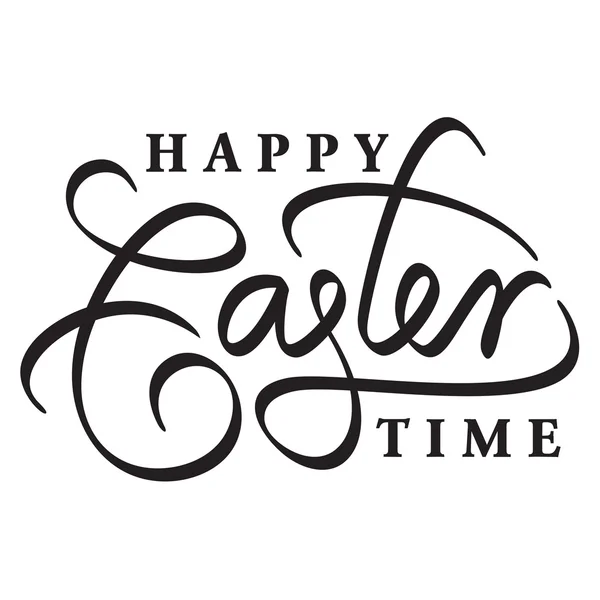 Happy easter hand lettering — Stock Vector