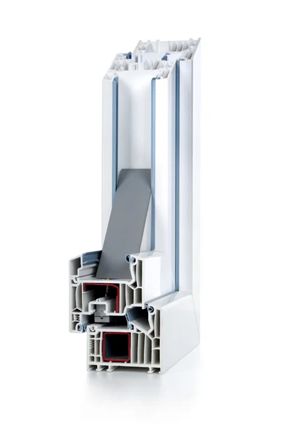 White plastic window cut out — Stock Image White plastic window cut out Stock Image