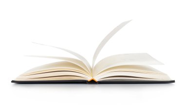 Boş sayfalarla açılan beyaz kitap