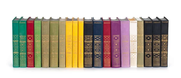 Ücretsiz kopya alanı içeren etiketleri üst üste izole kırpma yolu, beyaz zemin üzerine, Vintage Kitap boş