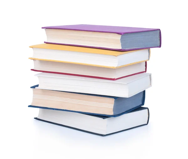 Beyaz Arkaplanda İzole Edilmiş Eski Kitaplar