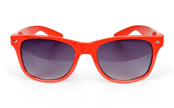 Güzel gözlük üzerine beyaz izole