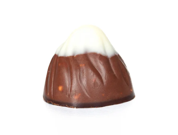 Bonbons au chocolat isolé sur fond blanc — Photo